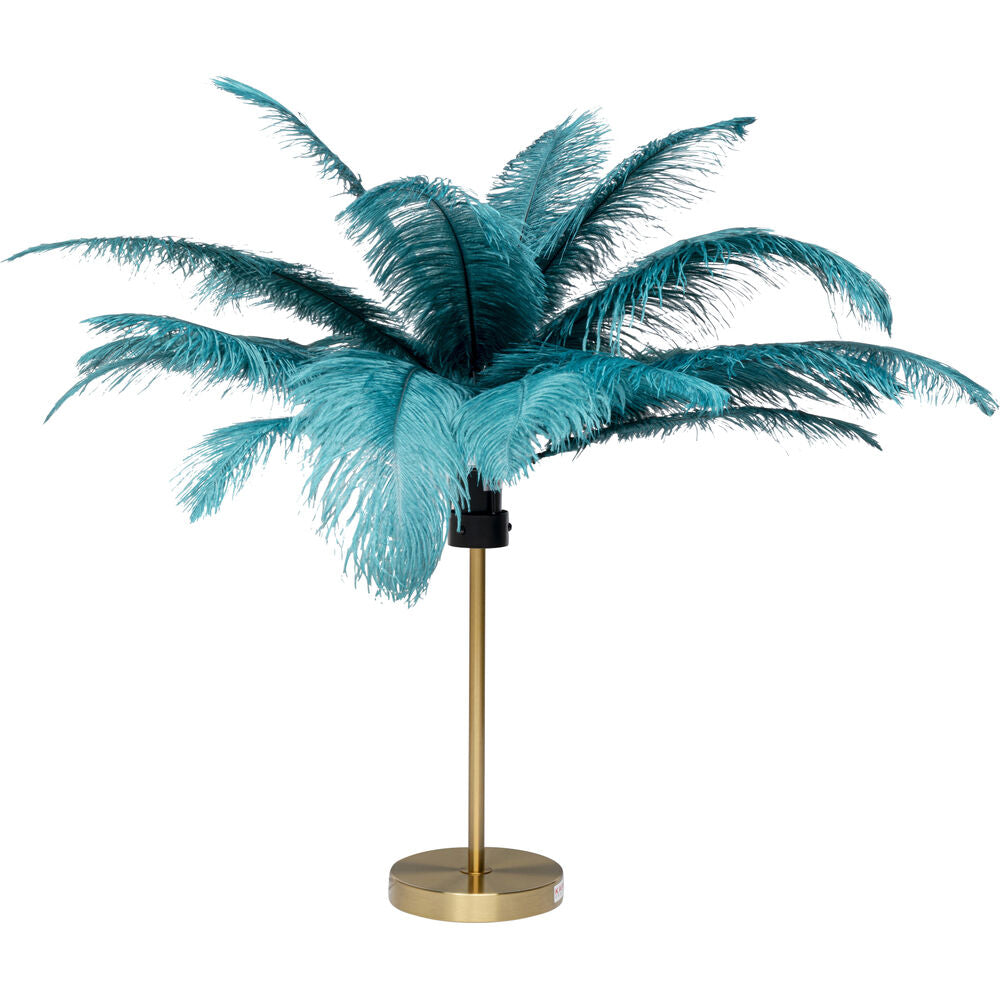 Table Lamp Feather Palm Green 60cm
