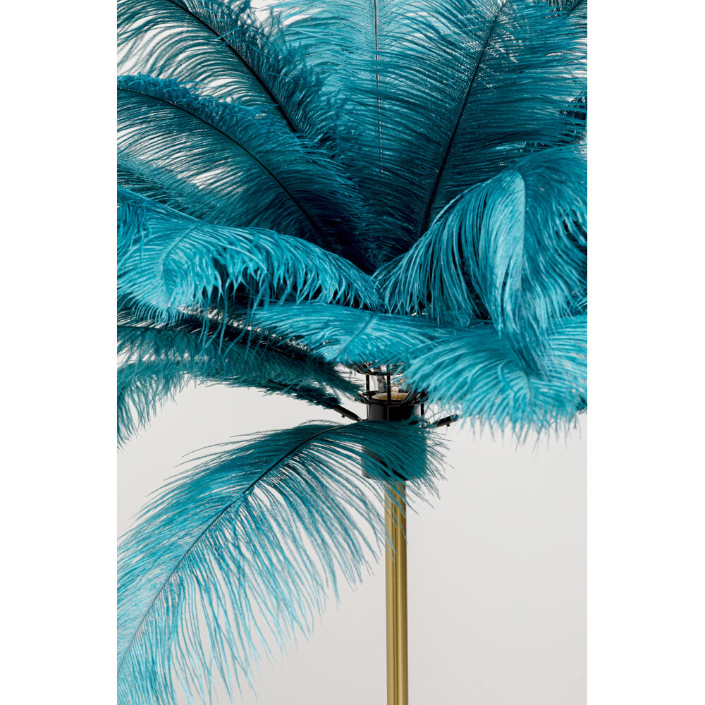 Floor lamp feather palm green 165cm