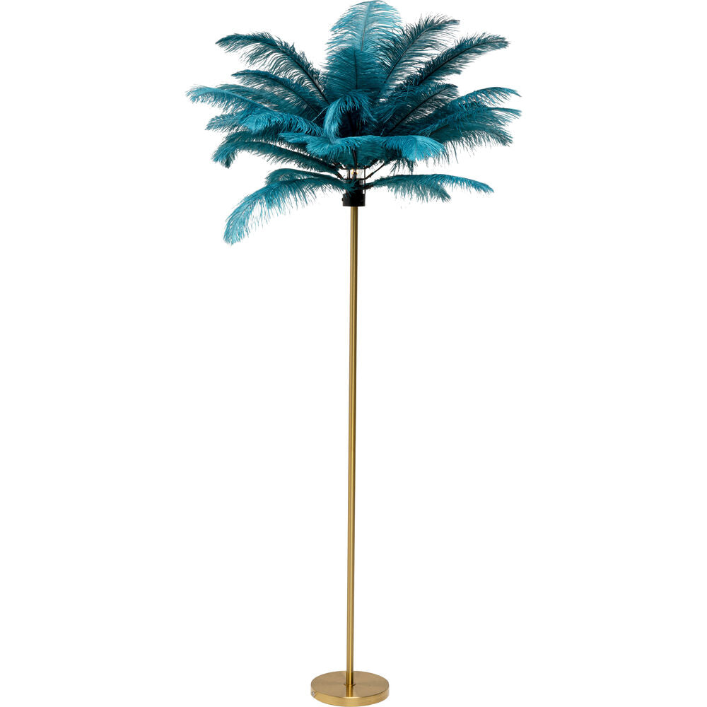 Floor lamp feather palm green 165cm
