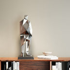 Deco Figurine Standing Man Anthracite 62cm