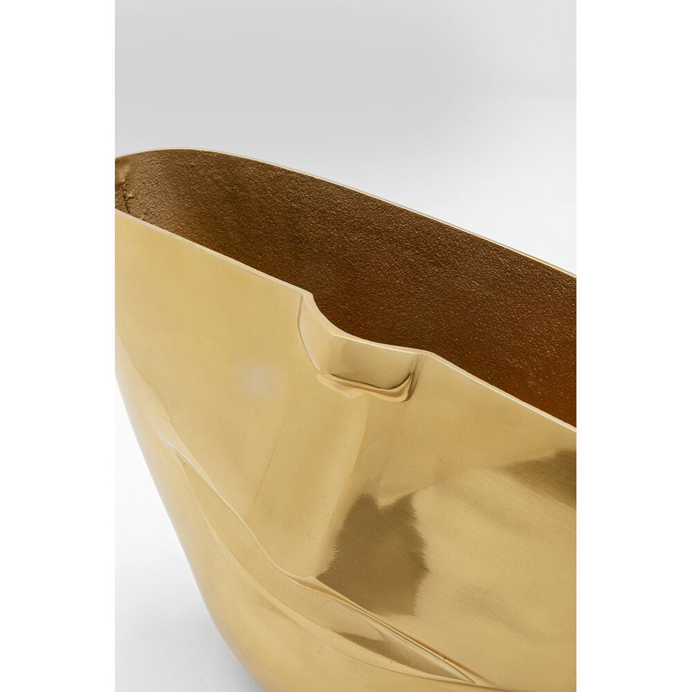 Vase Half Face Gold 46cm