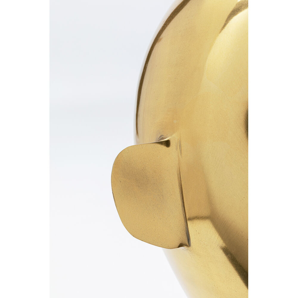 Deco Object Abstract Face Gold 28cm