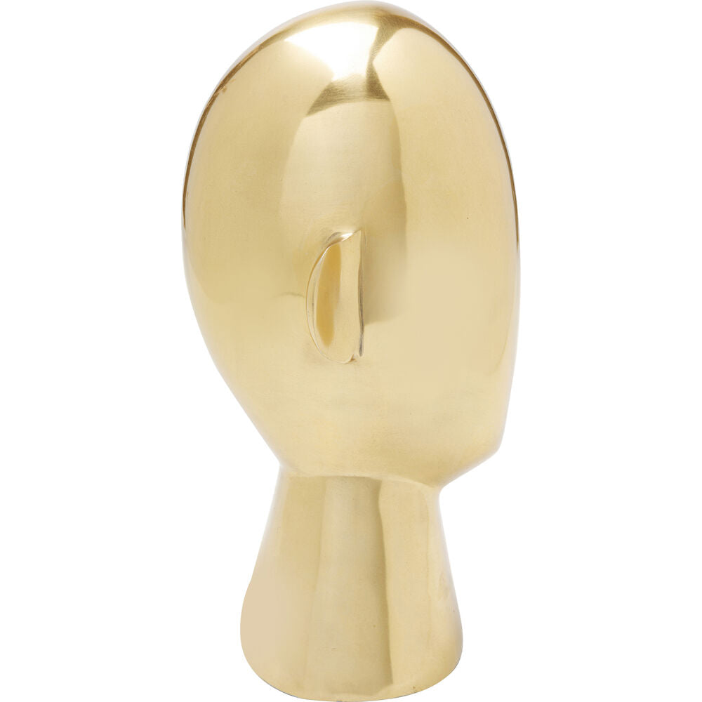 Deco Object Abstract Face Gold 28cm