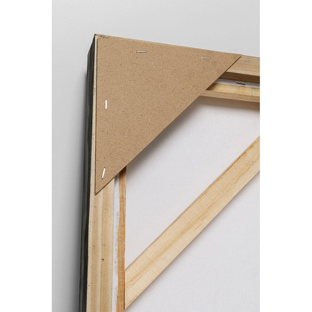 Framed Picture Dust Blue 100x100cm