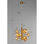 Pendant Lamp Headlight Brass