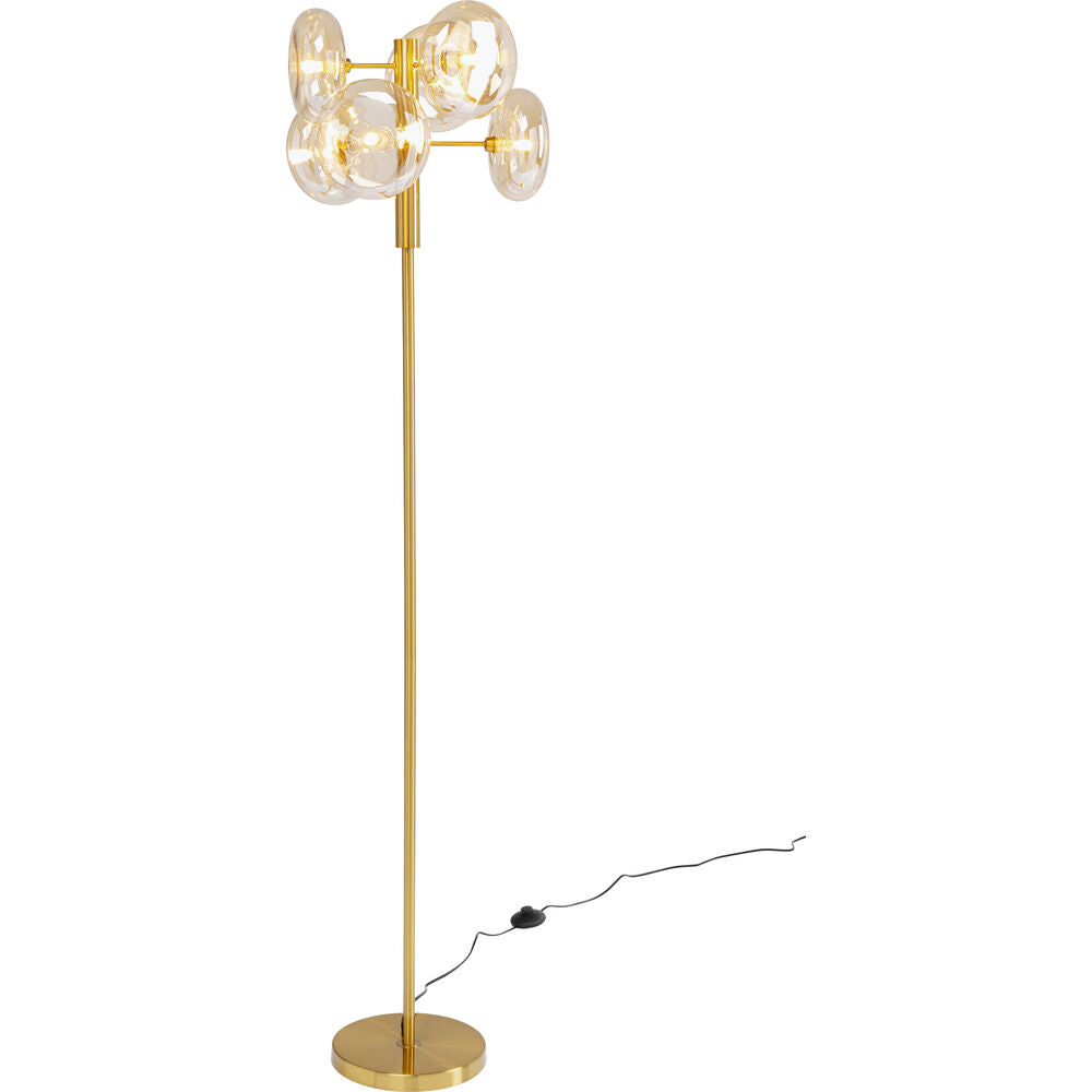 Floor Lamp Headlight Brass 163cm