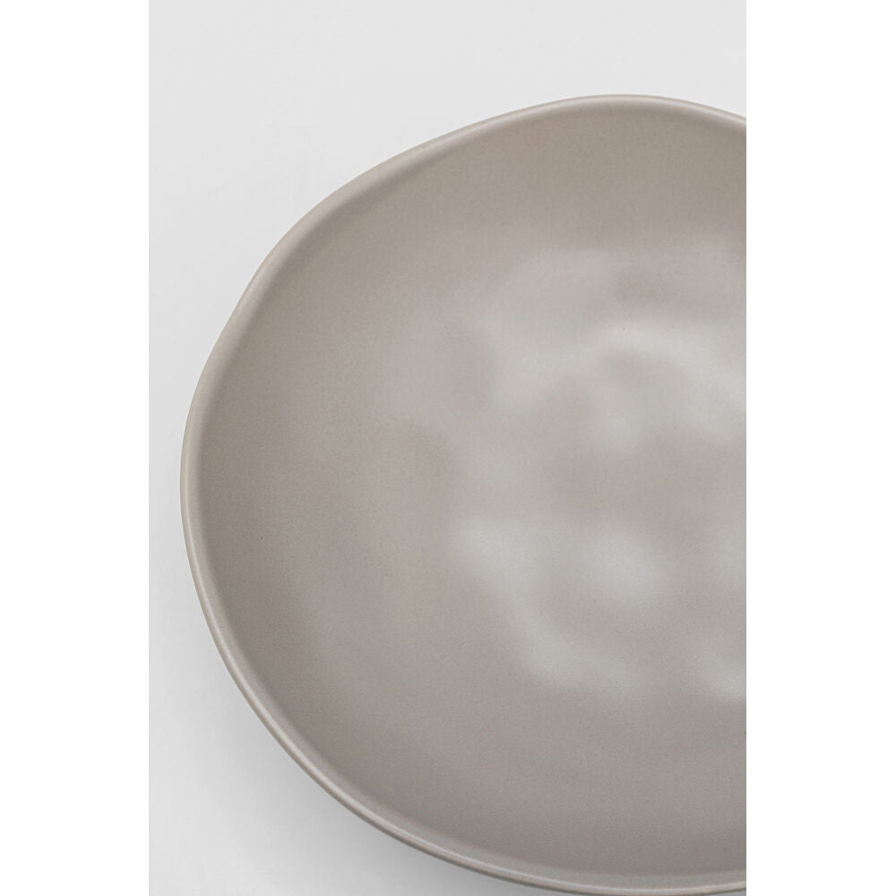 Plate Deep Organic Grey 21cm (2/Set)