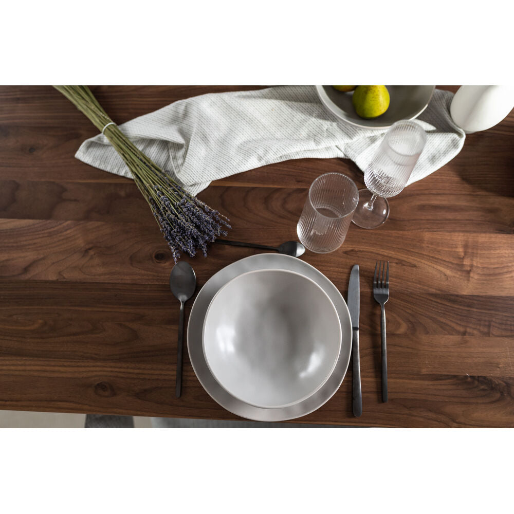 Plate Deep Organic Grey 21cm (2/Set)
