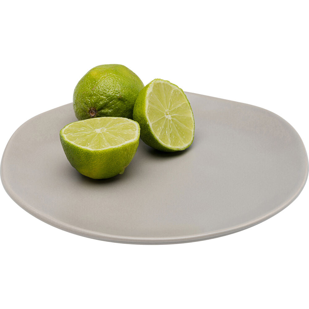 Plate Organic Grey 20cm (2/Set)