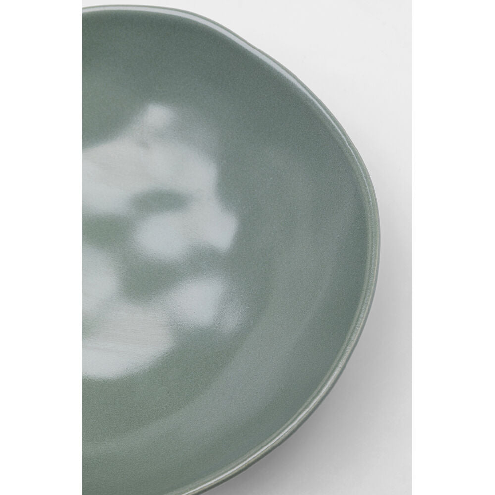 Plate Deep Organic Sage 21cm (2/Set)