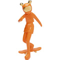 Deco Figurine Skating Astronaut Orange 33cm