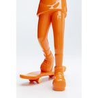 Deco Figurine Skating Astronaut Orange 33cm