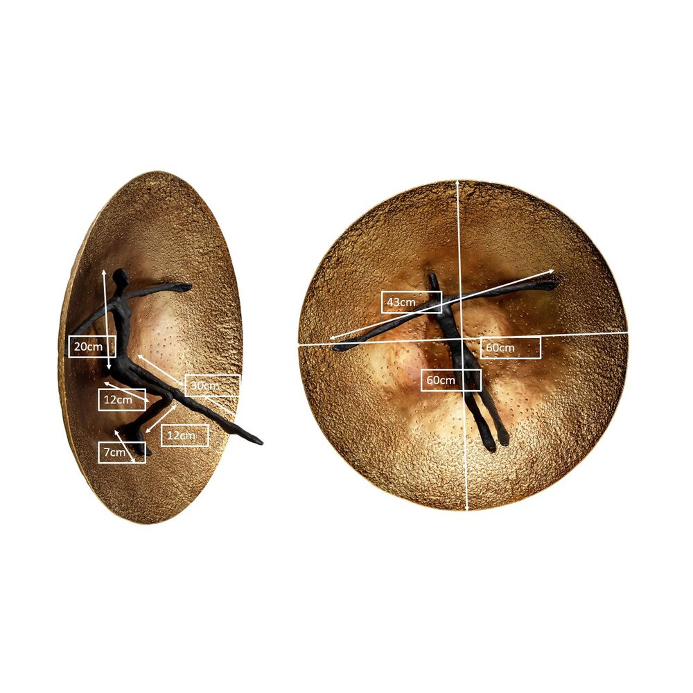 Wall Object Umano Brass Ø59cm