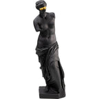 Deco Figurine Sculpture Black 48cm