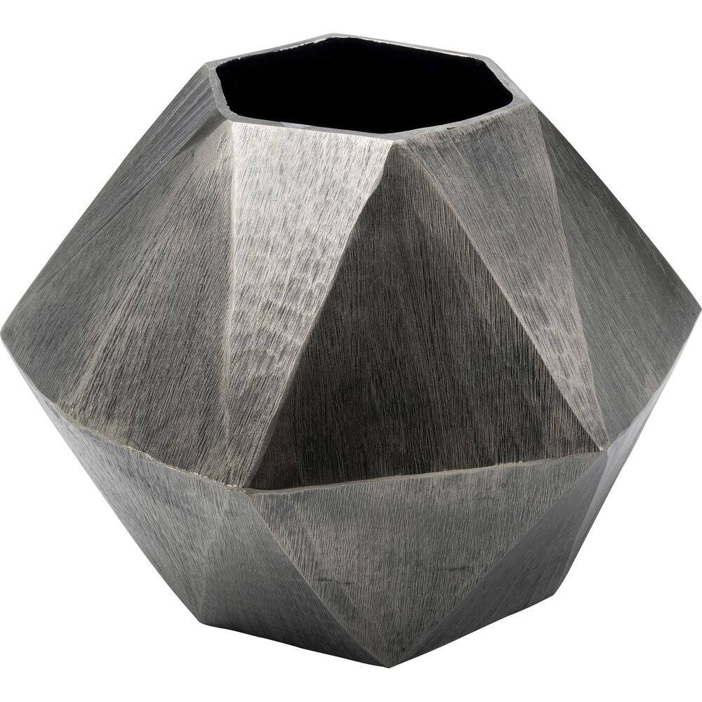 Deco Vase Sacramento Silver Antique 24cm