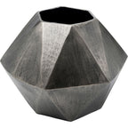 Deco Vase Sacramento Silver Antique 24cm