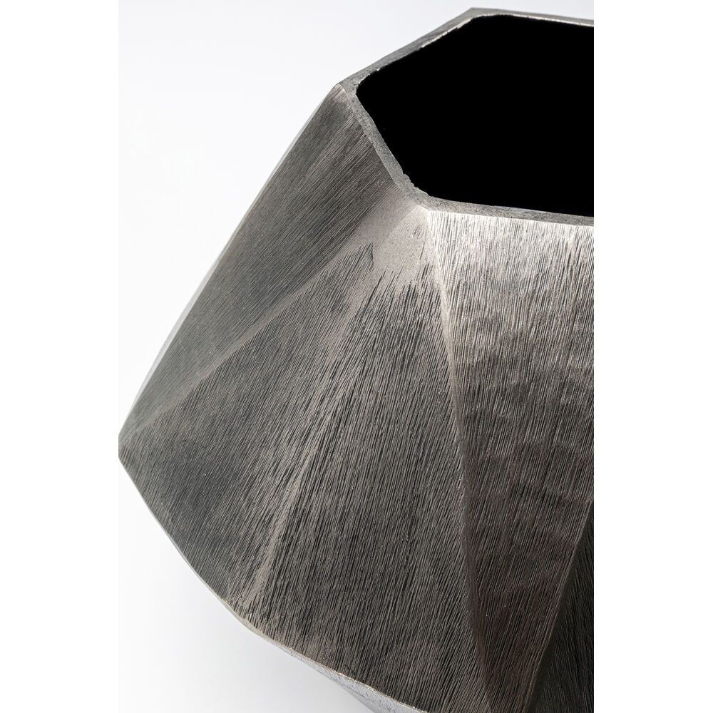 Deco Vase Sacramento Silver Antique 24cm