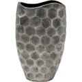 Deco Vase Sacramento Comb Silver Antique 59cm