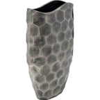 Deco Vase Sacramento Comb Silver Antique 59cm