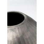 Deco Vase Sacramento Carving Silver Antique 30cm