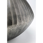 Deco Vase Sacramento Carving Silver Antique 30cm