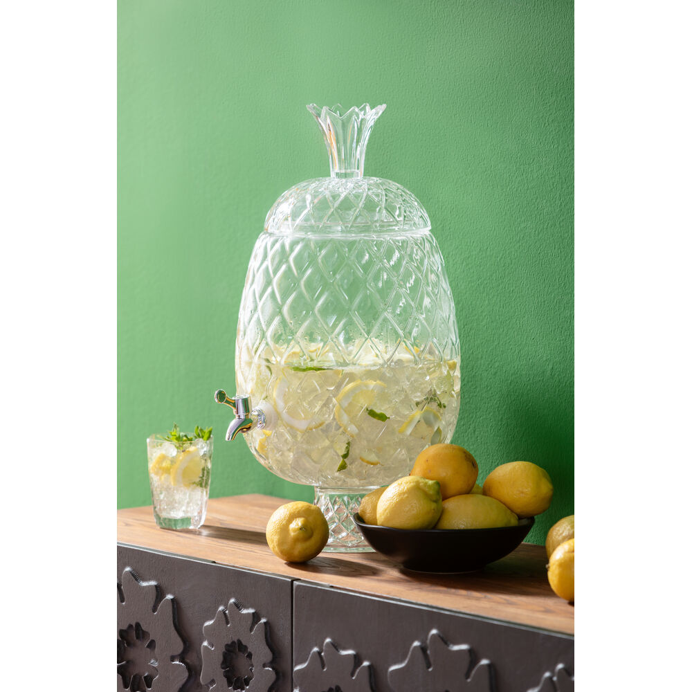 Drink Dispenser Pineapple Clear (2/par
