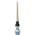 Candle Holder Monsieur Mustache 16cm