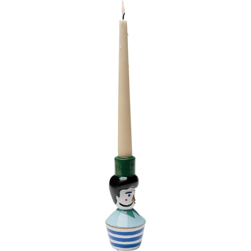 Candle Holder Monsieur Mustache 16cm