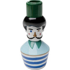 Candle Holder Monsieur Mustache 16cm