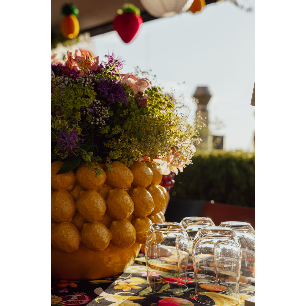 Deco Planter Lemon Juice 22cm