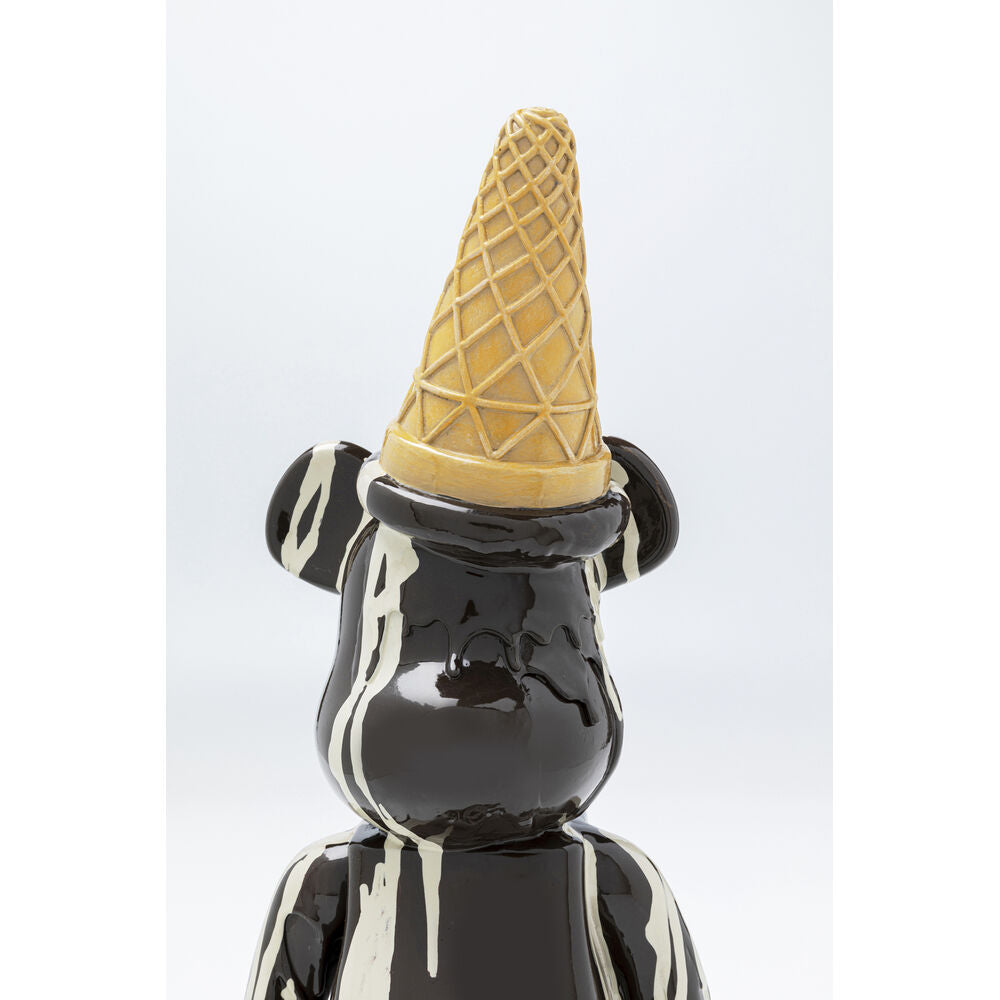 Deco Figurine Gelato Bear Black 40cm