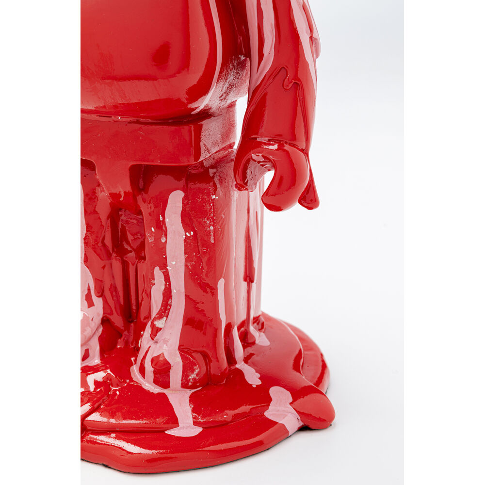 Deco Figurine Gelato Bear Red 40cm