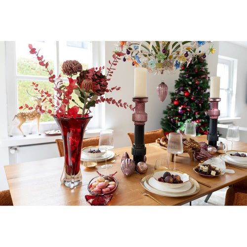 Candle Holder Marvelous Duo Pink Grey 49cm