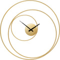 Wall clock circular gold 74cm