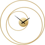 Wall clock circular gold 74cm
