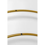 Wall clock circular gold 74cm
