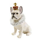 Deco Figurine King Dog White 33cm