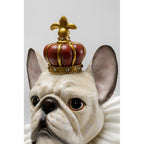 Deco Figurine King Dog White 33cm