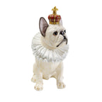 Deco Figurine King Dog White 33cm