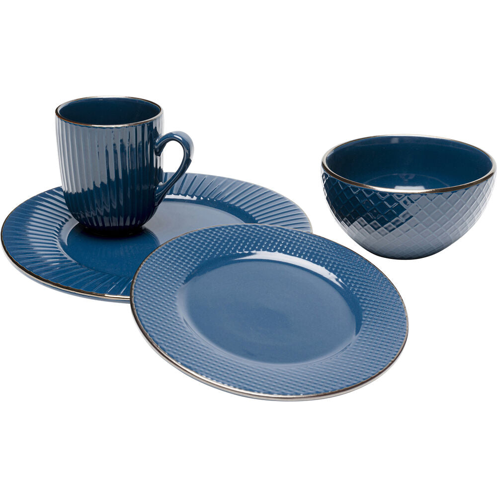Plate Muse Blue 20cm (4/Set)