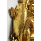 Wall Object School of Koi Gold Ø102cm