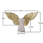 Wall Object Guardian Angel Female 124x71cm