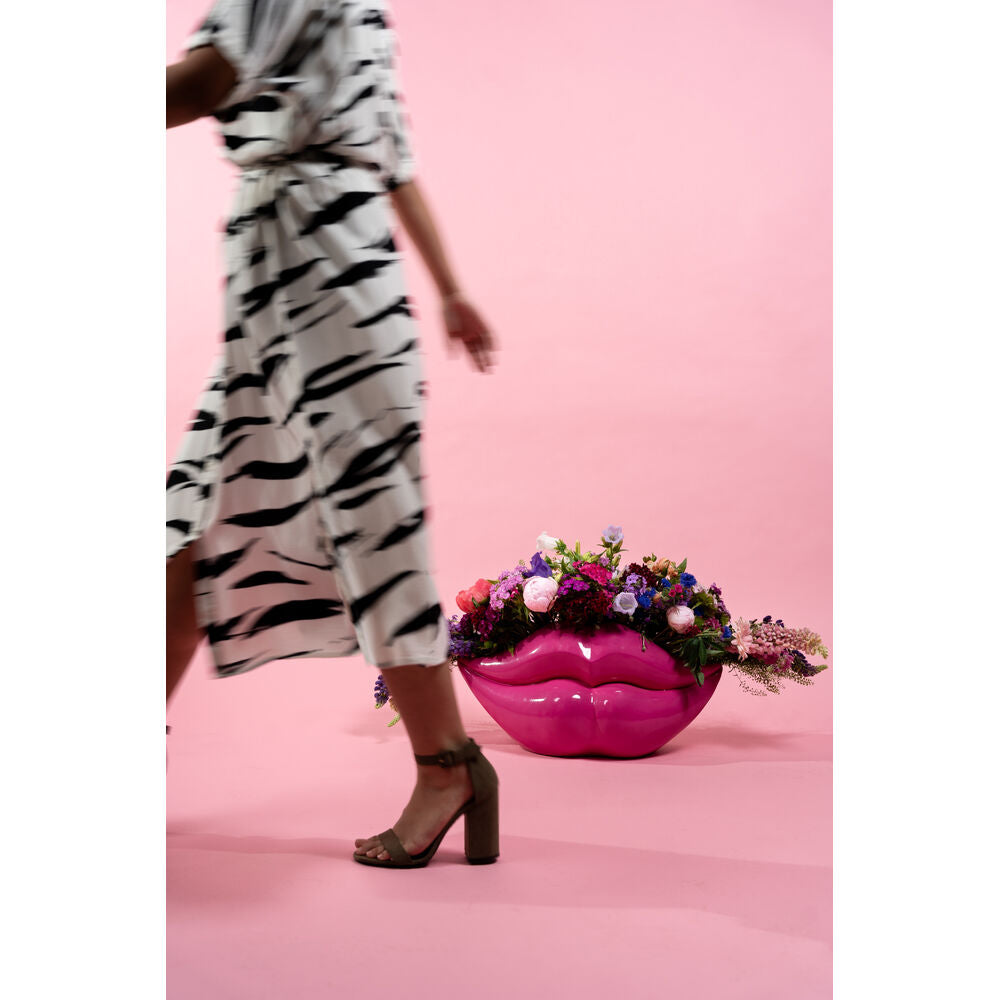 Vase Lips Pink 28cm