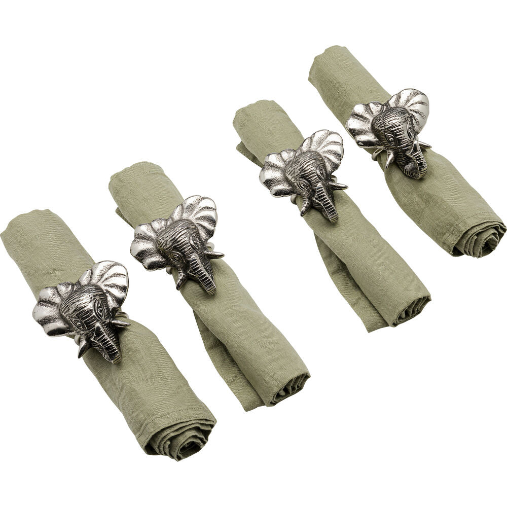 Napkin Ring Happy Elephants (Pack of 4 )