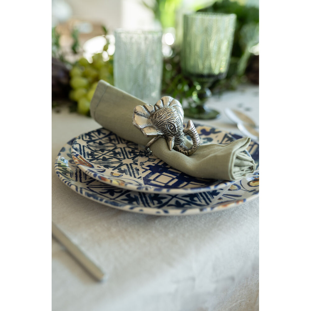 Napkin Ring Happy Elephants (Pack of 4 )