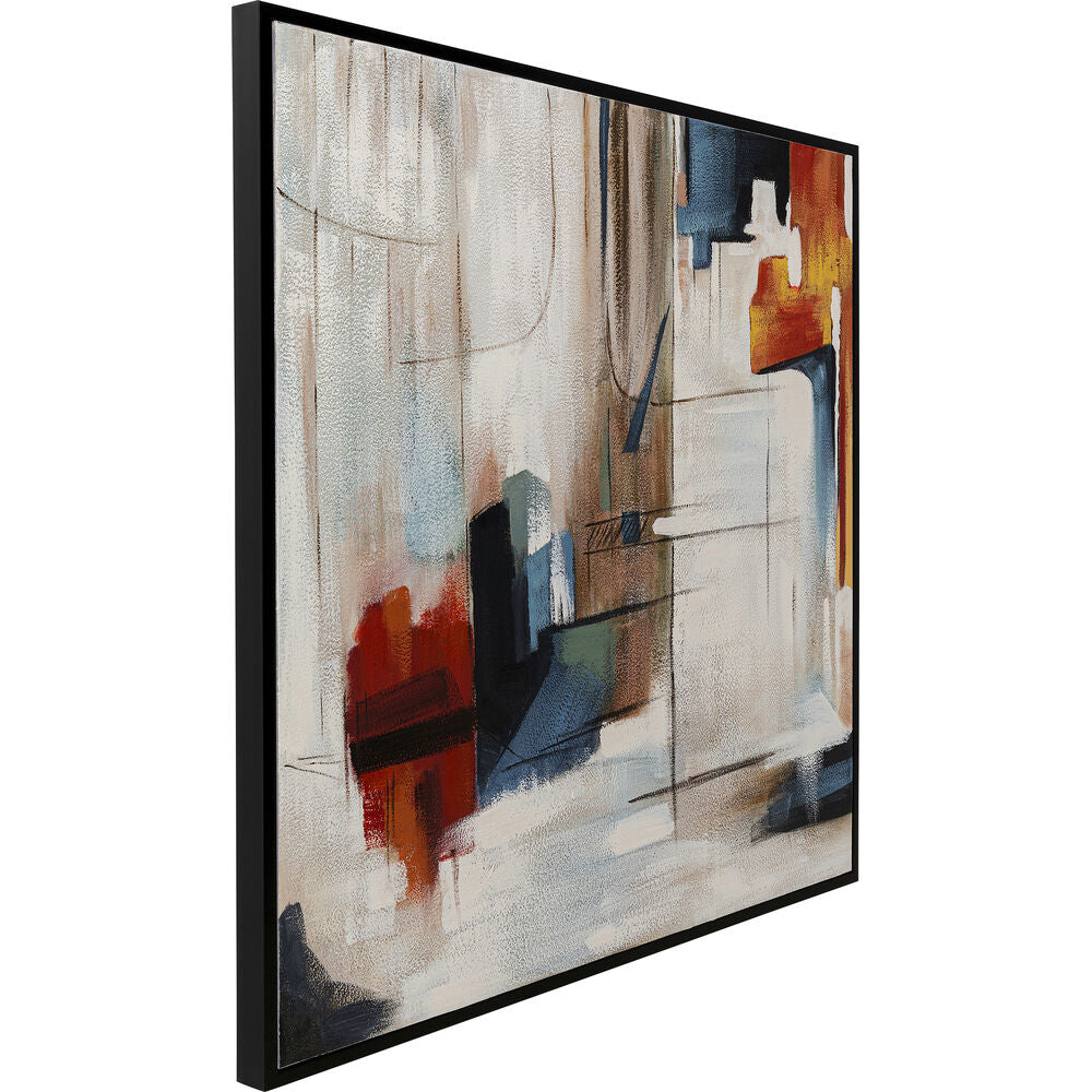 Framed Picture Visione Obliquo 100x100
