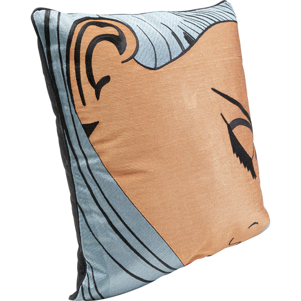 Cushion Comic Face 50x50cm