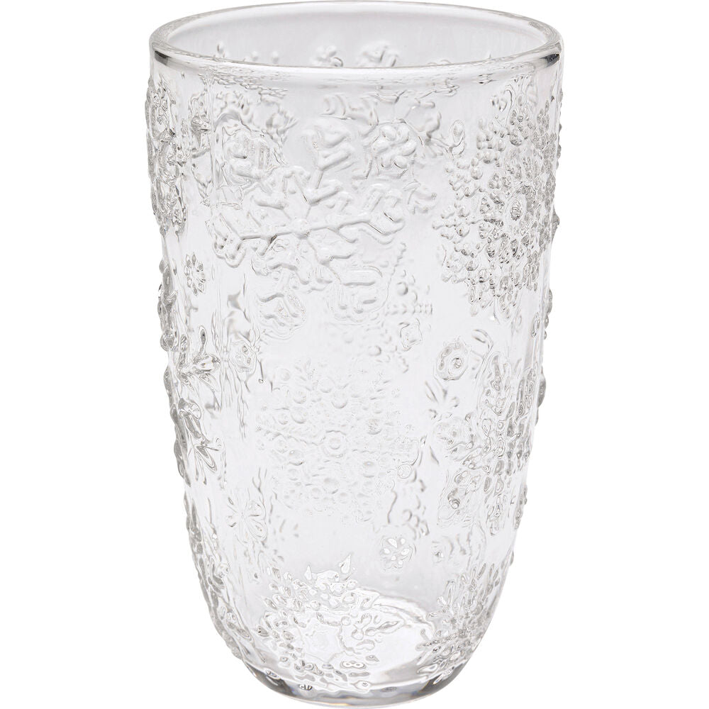 Tumbler Ice Flowers Clear  (6/Set)