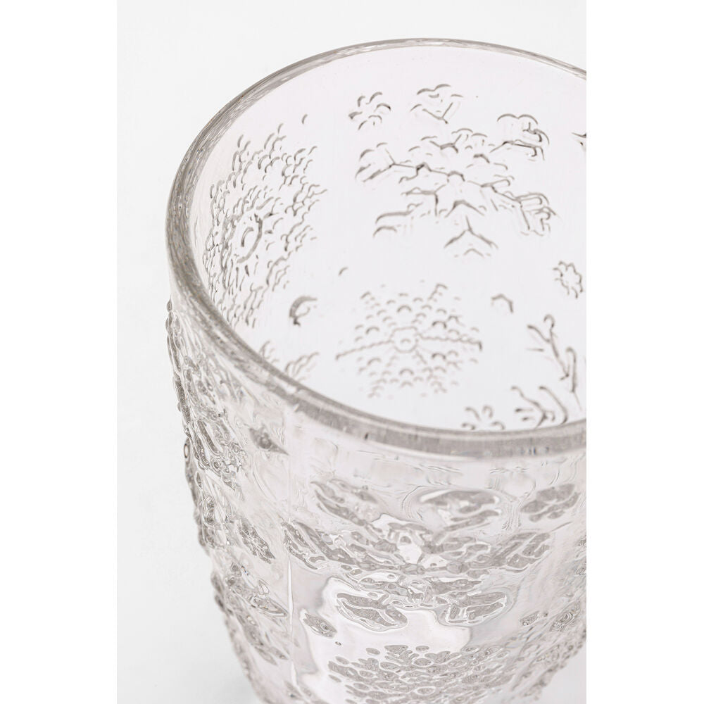 Tumbler Ice Flowers Clear  (6/Set)