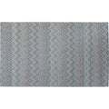 Outdoor Carpet Zigzag Blue 160x230cm